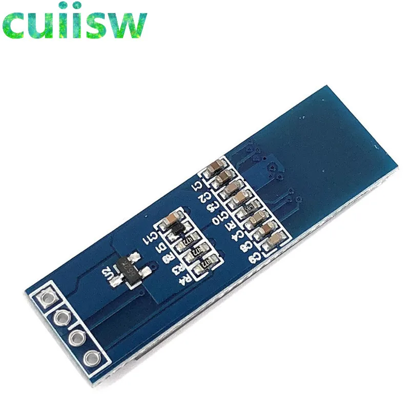 0,91 см 128x32 I2C IIC Сериен бял/Син OLED LCD дисплей Модул на дисплея 0,91 