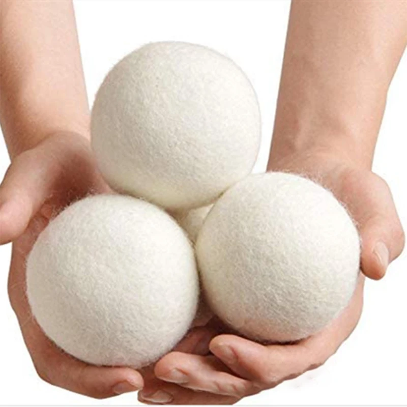 1 бр 7 см топки за изсушаване на козината, за многократна употреба омекотител за дрехи Топката за пране на дрехи Топки за домашно пране Топките за сушене на вълнени Аксесоари за пералня Изображение 1