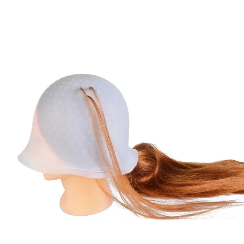 1 Комплект на Многократно боя за боядисване на коса, капачка за мелирования с куки, Глазура, уши, Професионални инструменти за полагане на Едро Изображение 3