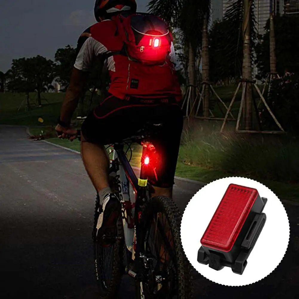 1 Комплект трайни USB акумулаторна велосипедни на фаровете, задна светлина под наем с подсветка ABS Изображение 2