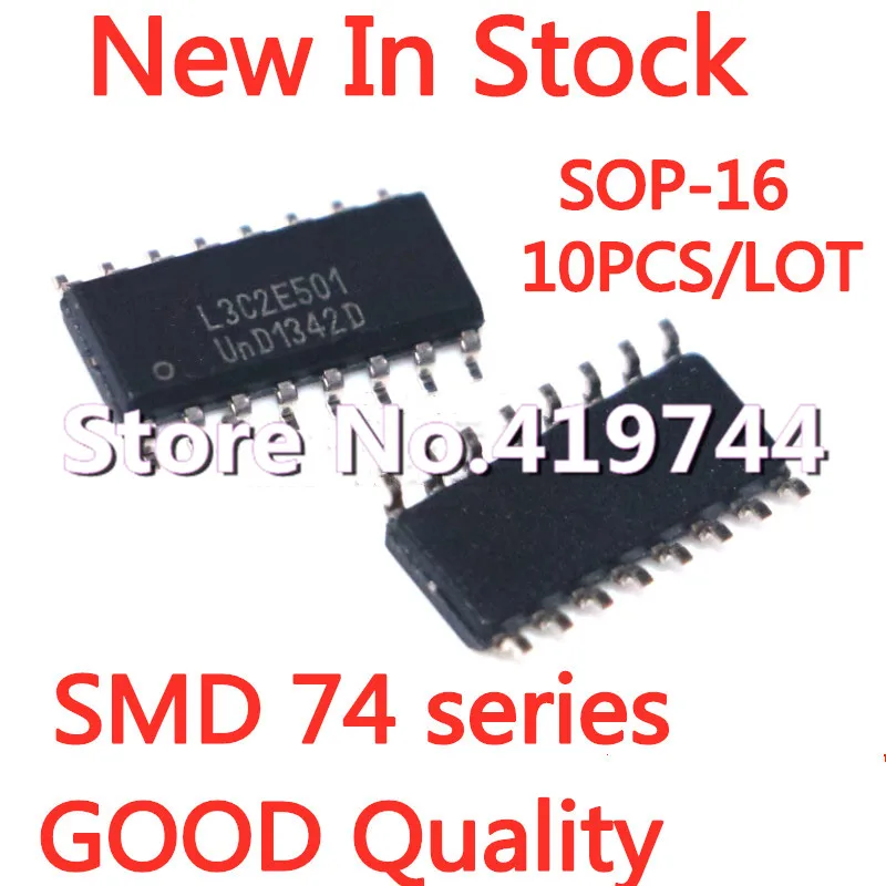 10 бр./лот 74HC138 74HC138D SMD СОП-16 38 декодер в наличност НОВА оригинална чип Изображение 1