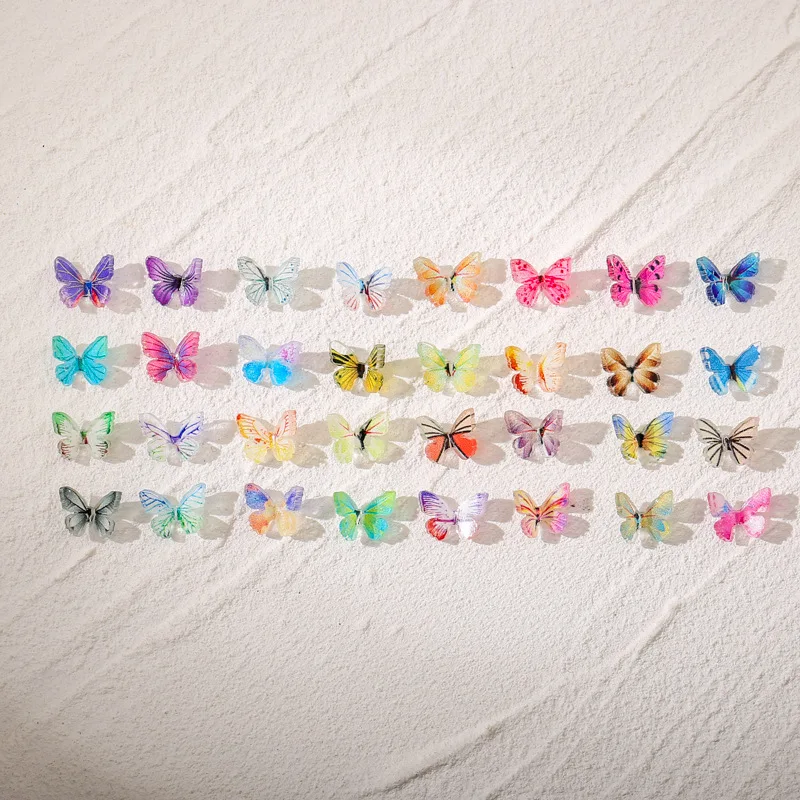 10 бр./опаковане. Пеперуда 3D Сладко малко 32 Стил Лък Смарт дизайн Декорация на нокти Маникюр САМ Аксесоари Изображение 2
