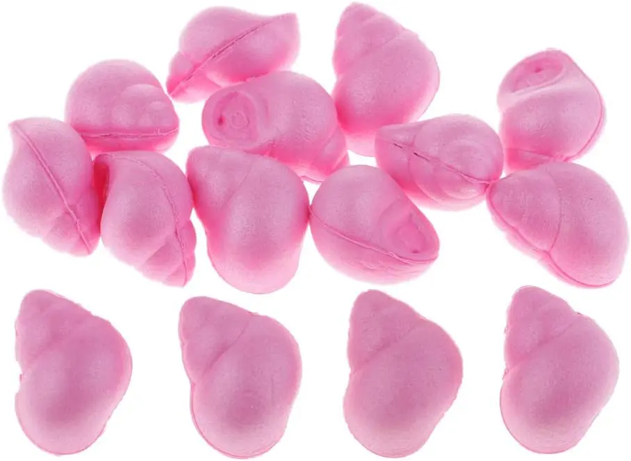 15 парчета на поп топчета за риболов на големи шарани, на Стръв за сом във формата на охлюв - Розов Изображение 0