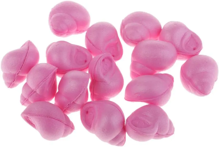 15 парчета на поп топчета за риболов на големи шарани, на Стръв за сом във формата на охлюв - Розов Изображение 4