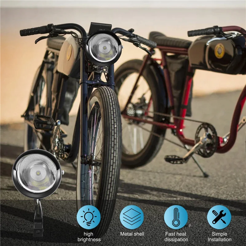 180 Лумена Ярки ретро-мотор /мотор /велосипедна трехколесная led лампа за сигурност Изображение 2