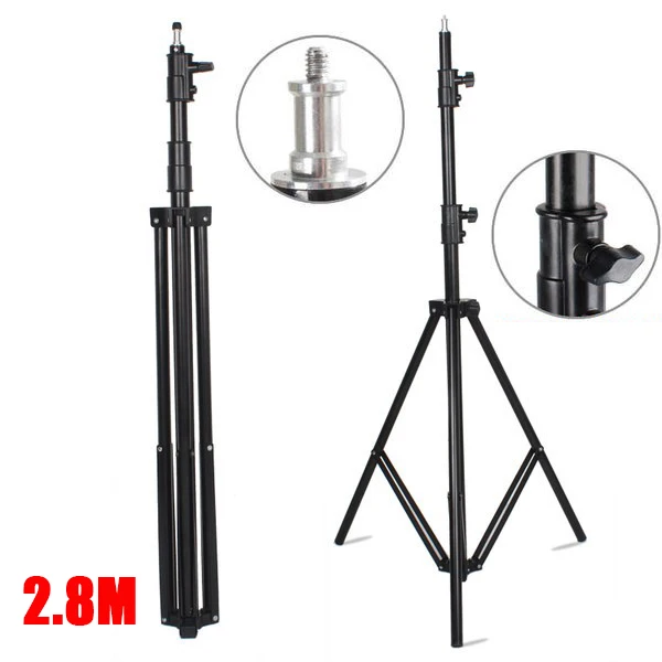 2,8 м Притежателя лампи 1,5 кг за камерата Yuntai Flash Аксесоари за фотография с мека светлина Изображение 0