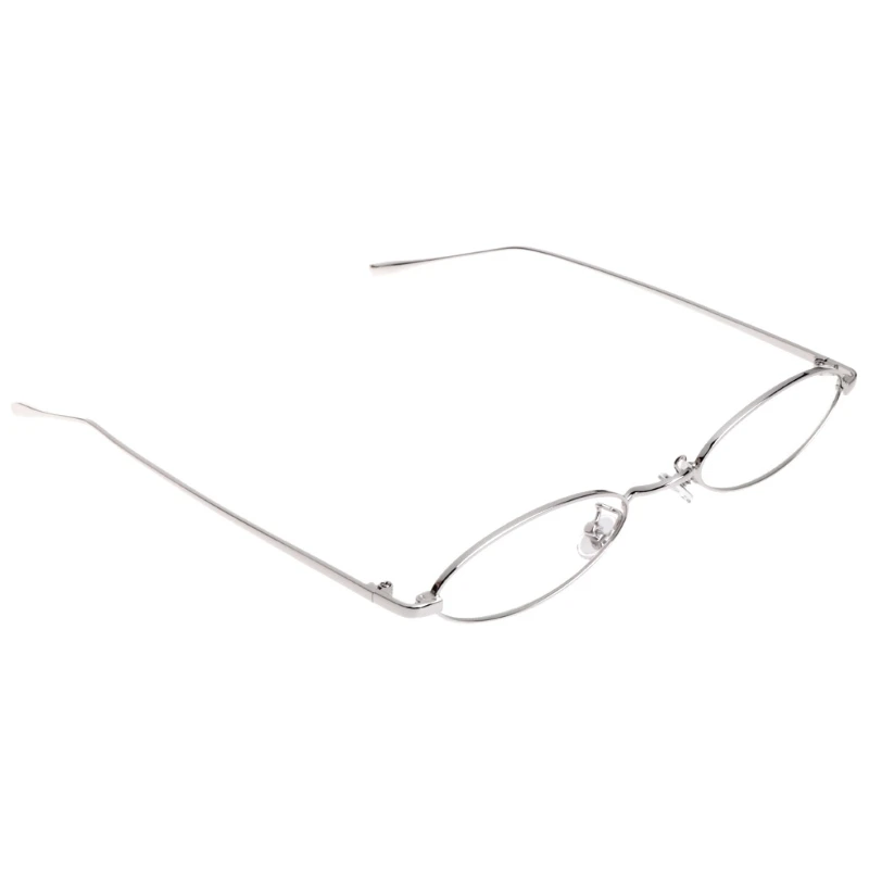 2 бр. Овални дамски слънчеви очила ретро ултра-малък дограма, полигональные очила, лещи цвят червен Изображение 5