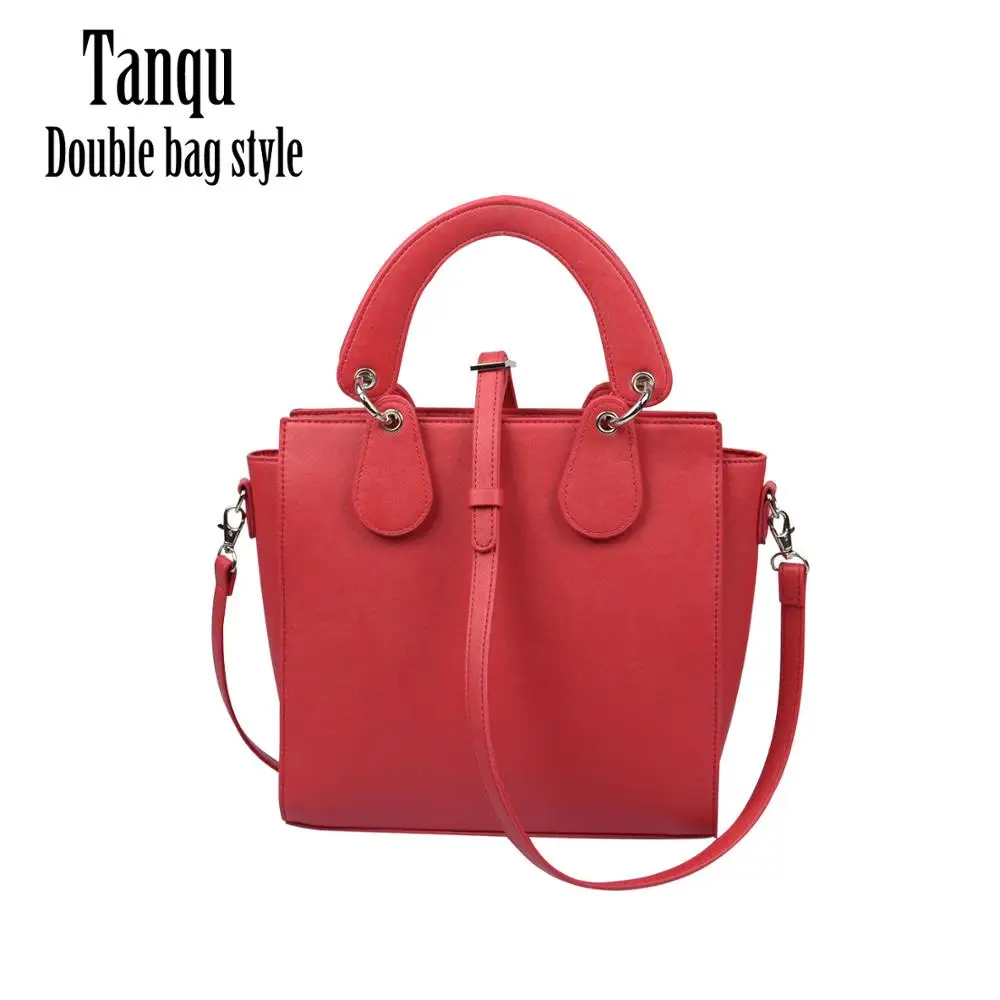 2020 Tanqu Нова чанта bag O в Двойна Стил с Кратък Извити Сваляема Дръжка за колан Obag от Изкуствена кожа, Водоустойчиви Дамски чанта Obag Изображение 0