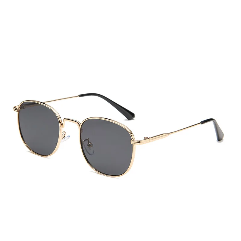 2022 Нови ретро универсални прости дамски слънчеви очила в стил пънк-метал, градинска мода, овални секси очила с UV400 Изображение 0