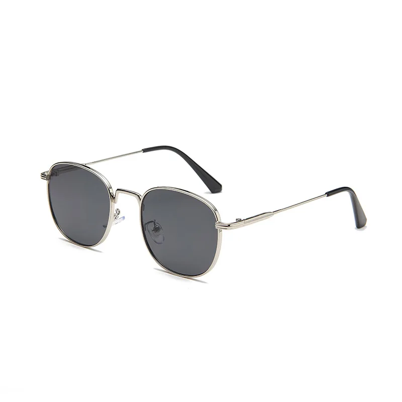 2022 Нови ретро универсални прости дамски слънчеви очила в стил пънк-метал, градинска мода, овални секси очила с UV400 Изображение 4