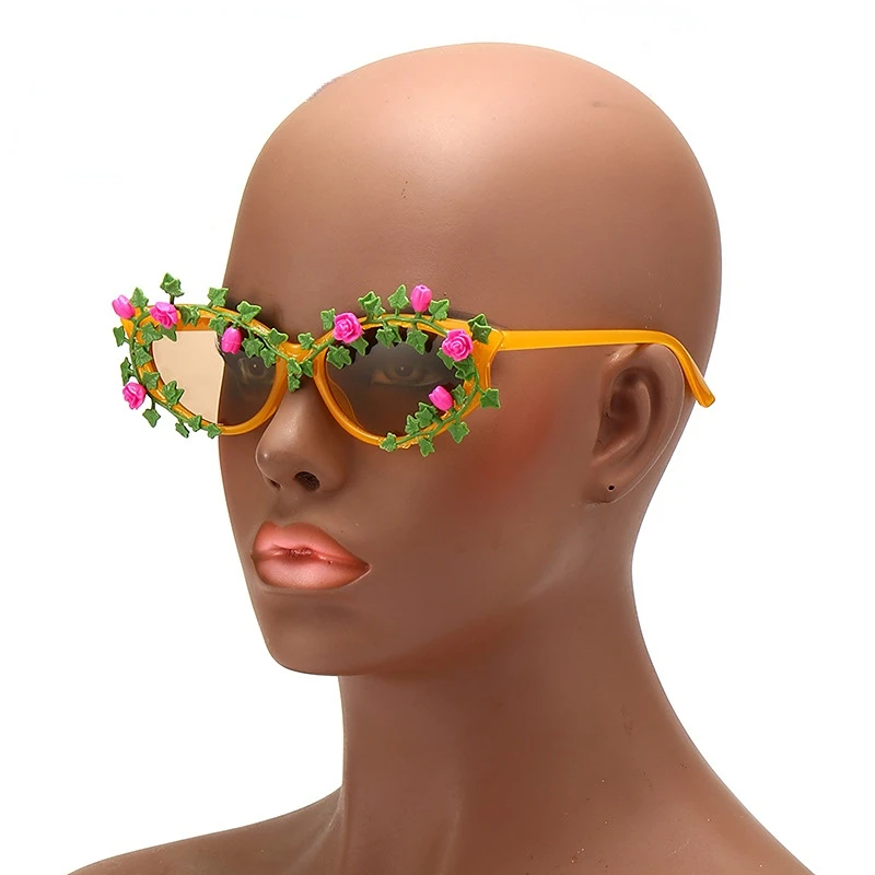 2023 най-Новите слънчеви очила с цветен модел, дамски маркови дизайнерски вечерни дамски слънчеви очила с кошачьим око, очила за украса на пътуване, сезон цветове Изображение 0