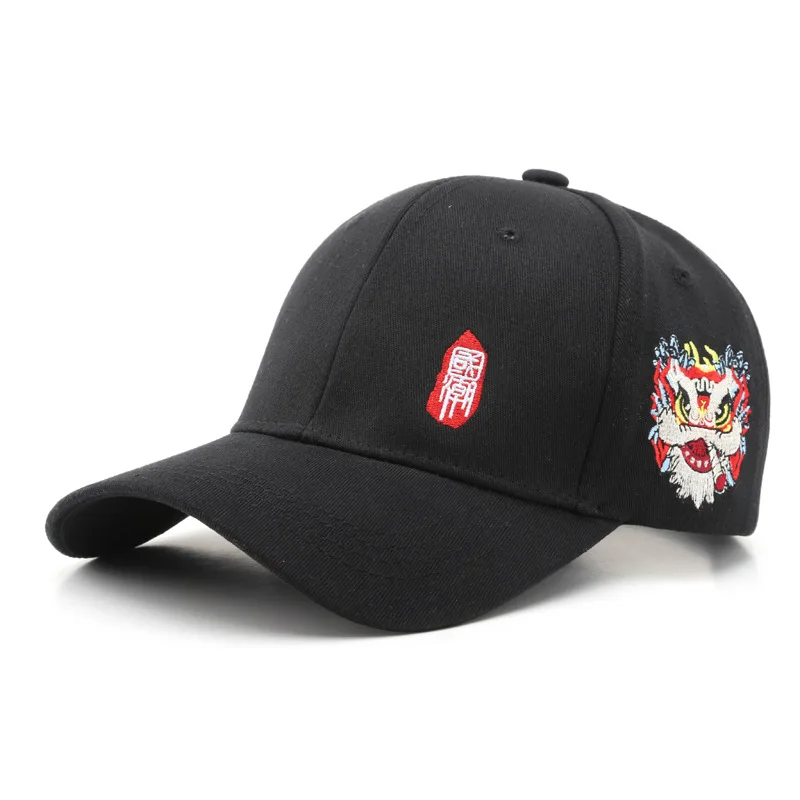 2023 Нова шапка, Мъжки градинска мода Национален прилив Бейзболна шапка Lion Wake за пътуване на открито Дамски солнцезащитная шапка Изображение 0