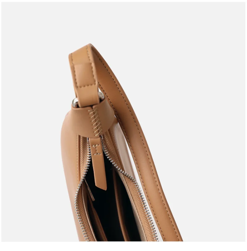 2023 Новата Реколта чанта под мишниците, дамски голяма чанта-месинджър през рамо, модерна чанта от естествена кожа, Модерен, луксозен дизайн, седельная чанта Изображение 5