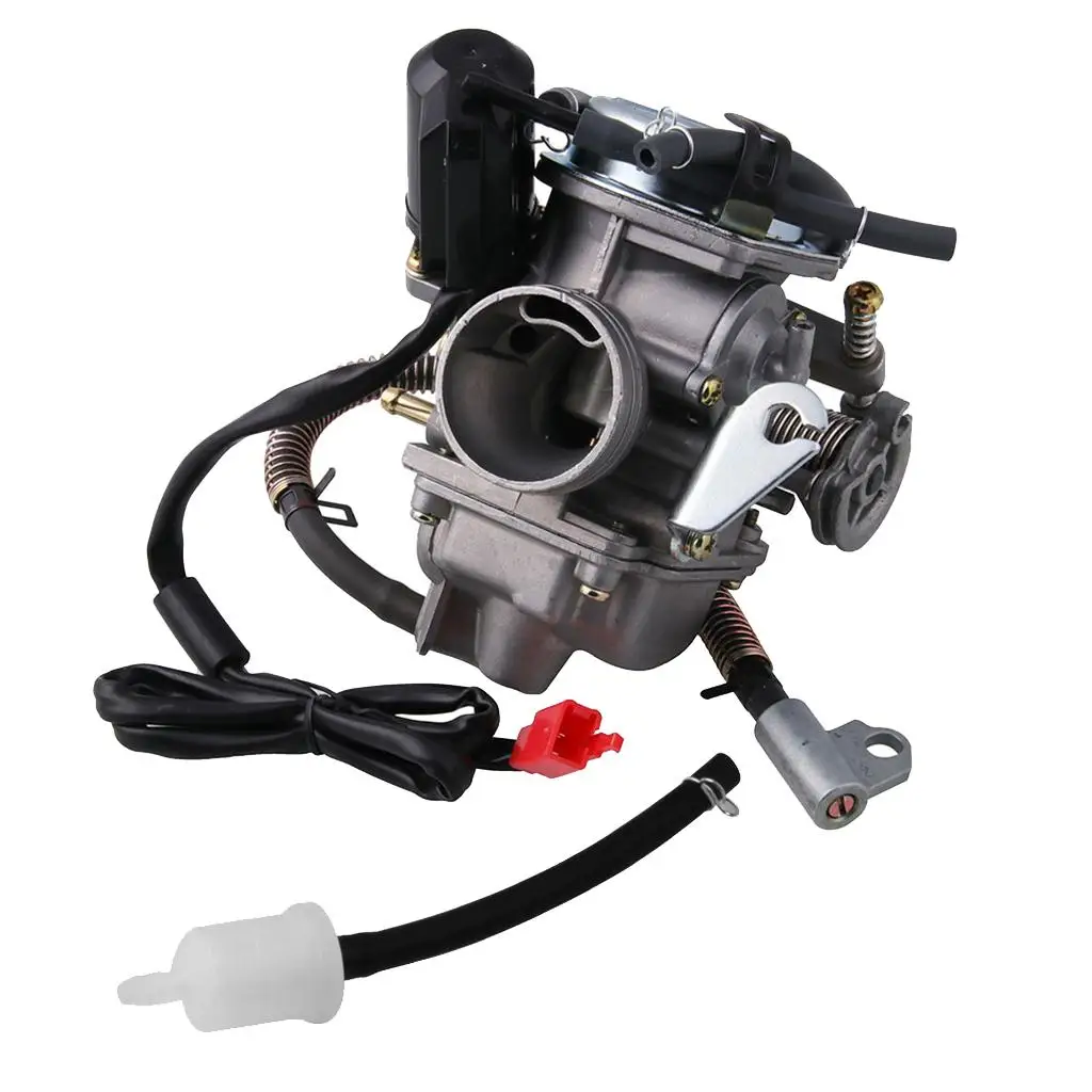 24 мм Карбуратор съдържание на Въглехидрати 4 за GY6 125 150cc Скутери ATV картинг Изображение 1