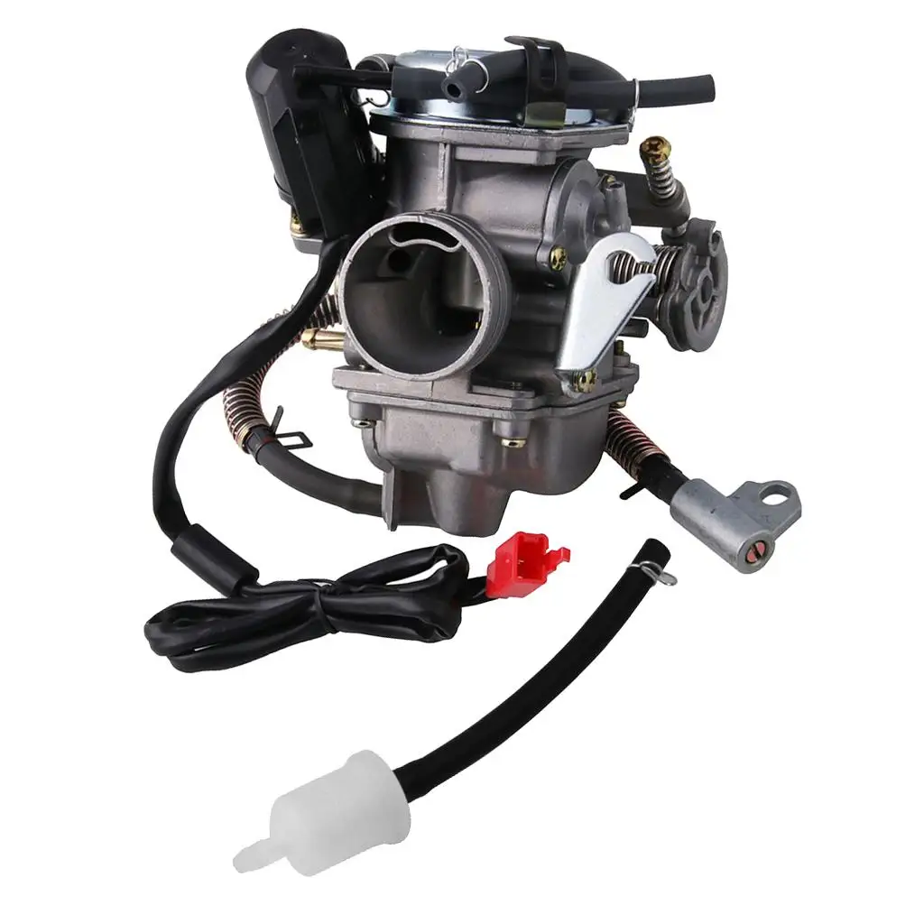 24 мм Карбуратор съдържание на Въглехидрати 4 за GY6 125 150cc Скутери ATV картинг Изображение 3