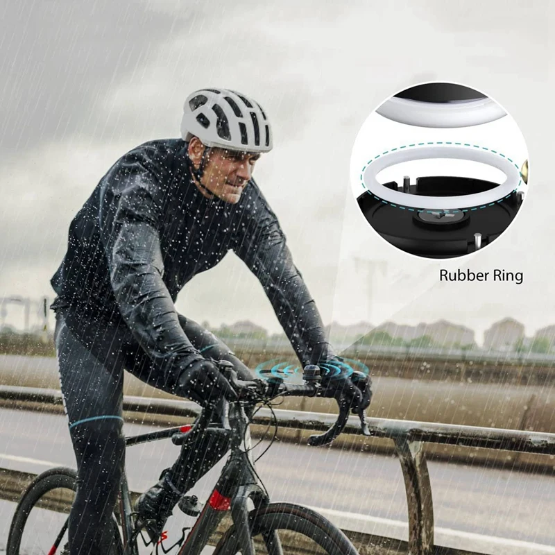 2X велосипеден звънец за Apple калъф Airtag, защитен калъф за колоездене тракер, локатор, планински път, звуков сигнал за велосипед Изображение 4