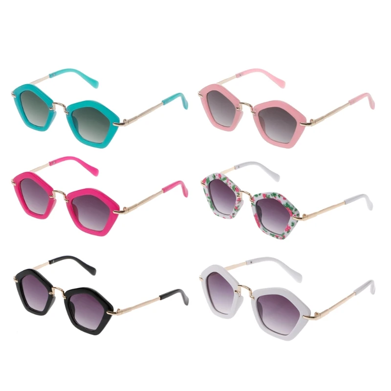 2XPC Модни слънчеви очила за най-малките деца, популярни очила в рамки за деца, летни почивки, детски сладък подпори за фотосесия на открито Изображение 0