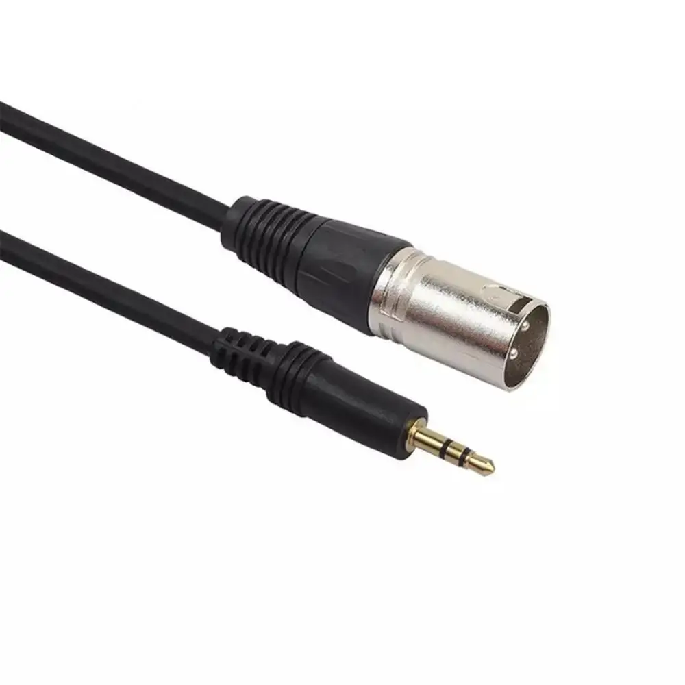 3,5 мм Жак за стереоразъема аудио кабел с 3,5 мм конектор за стереоразъема до 3-номера за контакт микрофон XLR-штекерному аудиокабелю-адаптер 1.5/3/5/ 10 м Изображение 3