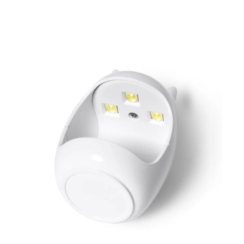 3 W Мини Преносими led-UV сушилня за нокти, лампа във формата на демон, Единична машина за гел-лак за нокти, USB-кабел, лампа за изсушаване на гел-лак за домашна употреба, 30 секунди Изображение 1
