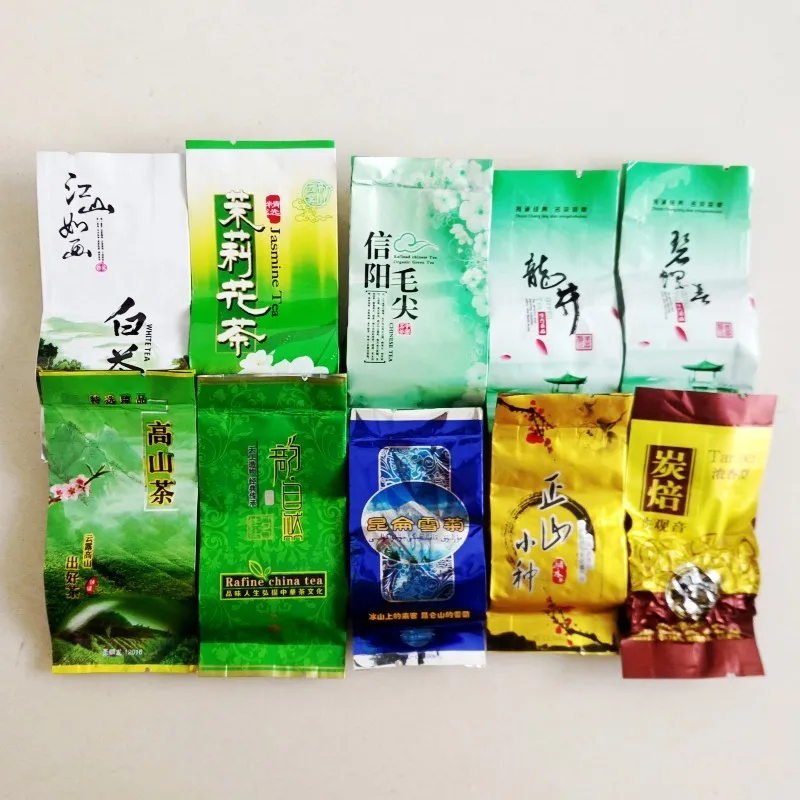 32/36 различни видове китайски Чай от сервиза на Big Red Robe С цип, Пакети Wuyi Big Hong Pao, Подходящи за Вторична преработка, Уплътнителни Пакети Без опаковка Изображение 1