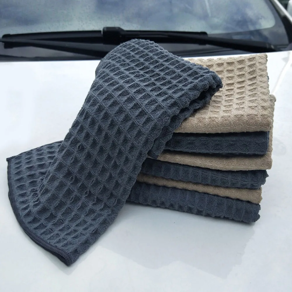 40x40 см Мека кърпа, за да се грижи за прозорците на колата от микрофибър, восък за полиране на детайли, Бесследная кърпа за миене на колата, препарат за почистване на кухня Изображение 2