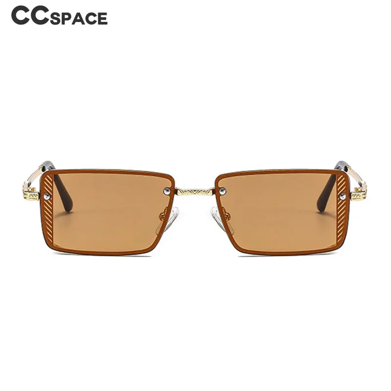 46696 Луксозни Слънчеви очила в метални рамки в стил steampunk, Модни мъжки и Женски квадратни очила с UV400, vintage слънчеви очила Изображение 4
