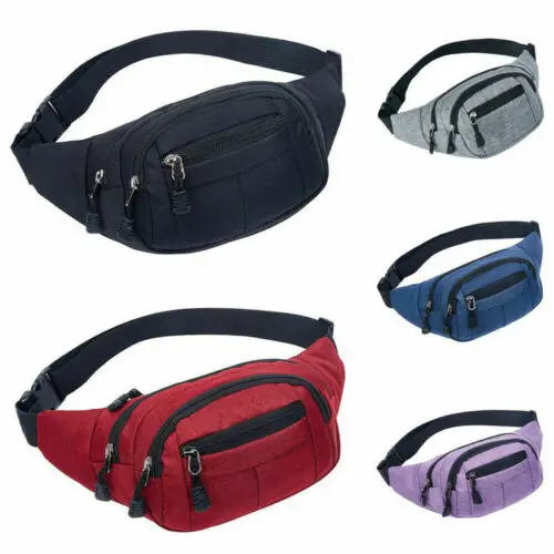 6 Цвята, Абсолютно Нови мъжки и Дамски водоустойчив пътни чанти, поясная чанта, поясная чанта с цип, спортна чанта през рамо на открито, калъф Изображение 0