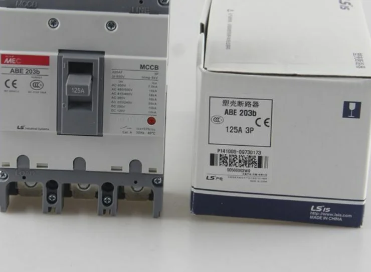 ABS203b 225A южнокорейски автоматичен прекъсвач ls power generation ABE202b 200A с гласове корпус ABH204b 150A Изображение 3