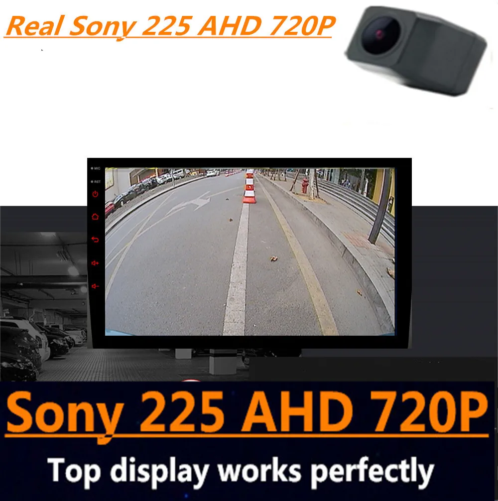 AHD 720P Sony 225 Чип Автомобилна Камера за Задно виждане За Nissan Tiida/Pulsar Хетчбек c12 2011 2012 2013 2014 Монитор Заден Ход на Автомобила Изображение 4