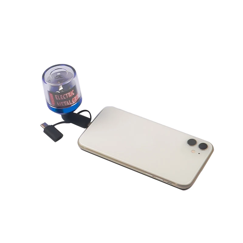 BORISTAK Електрическа мелачка за билки, Мелница за подправки, Определени за пушачи, раздробяване на тютюн, костюм от три части за свързване, за вашия телефон Android Type-c на Apple Изображение 3