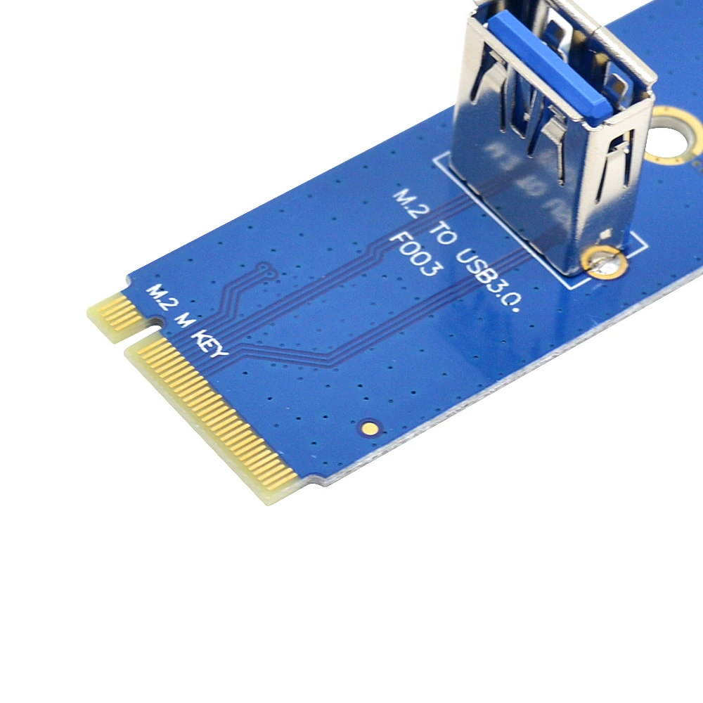 CHIPAL 10 бр. Адаптер Странично Card NGFF M2 M. 2 за USB 3.0 PCI-E PCI Express От един мъж Към една Жена Множител За Майнинга БТК Миньор Изображение 2