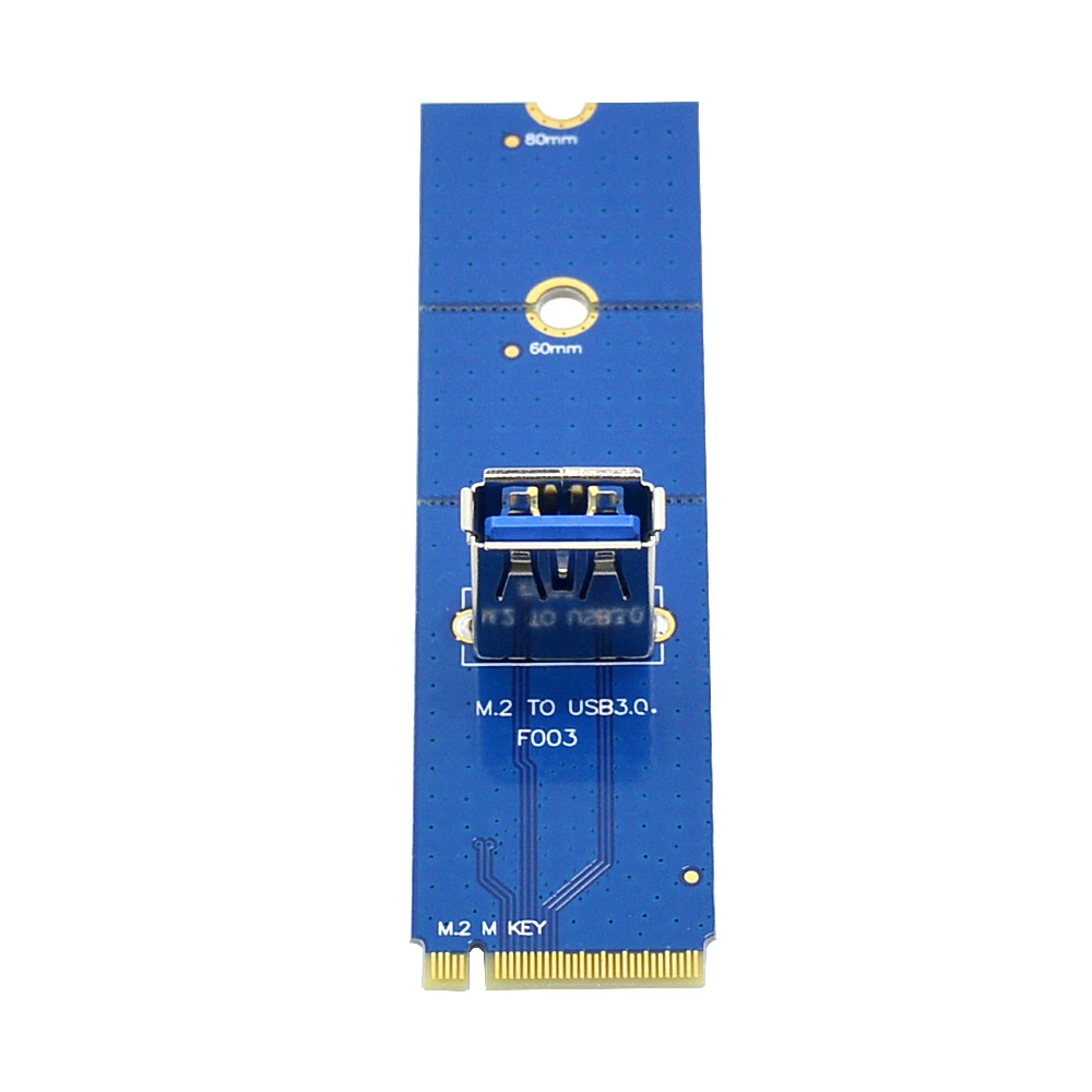 CHIPAL 10 бр. Адаптер Странично Card NGFF M2 M. 2 за USB 3.0 PCI-E PCI Express От един мъж Към една Жена Множител За Майнинга БТК Миньор Изображение 4