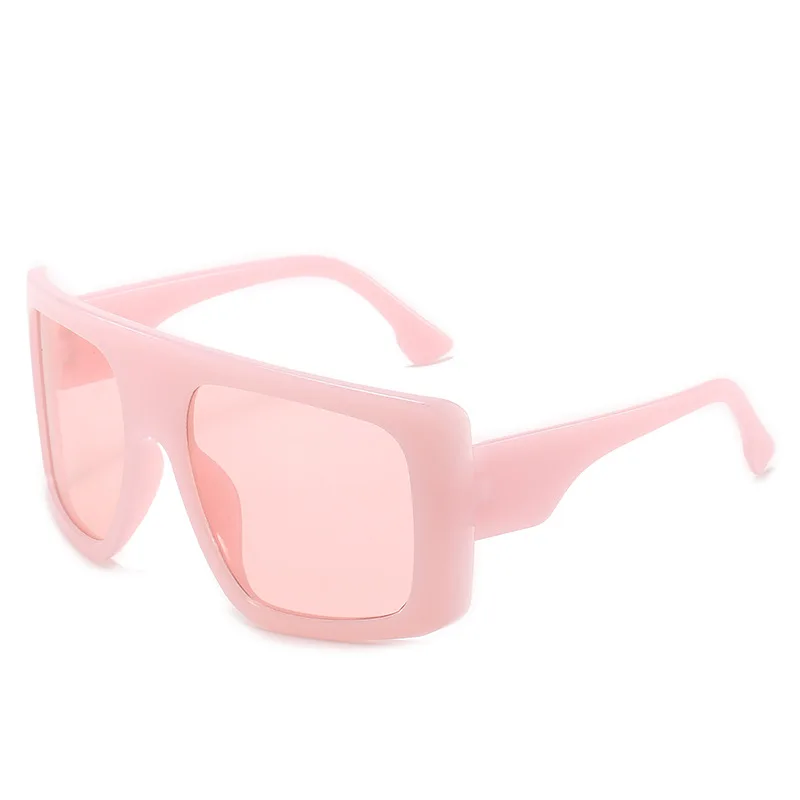 Fashion слънчеви очила с големи рамки, женски универсални слънчеви очила, Изискани очила за улица с каменни лещи, големи хавлии за плаж, пазаруване UV400 Изображение 4
