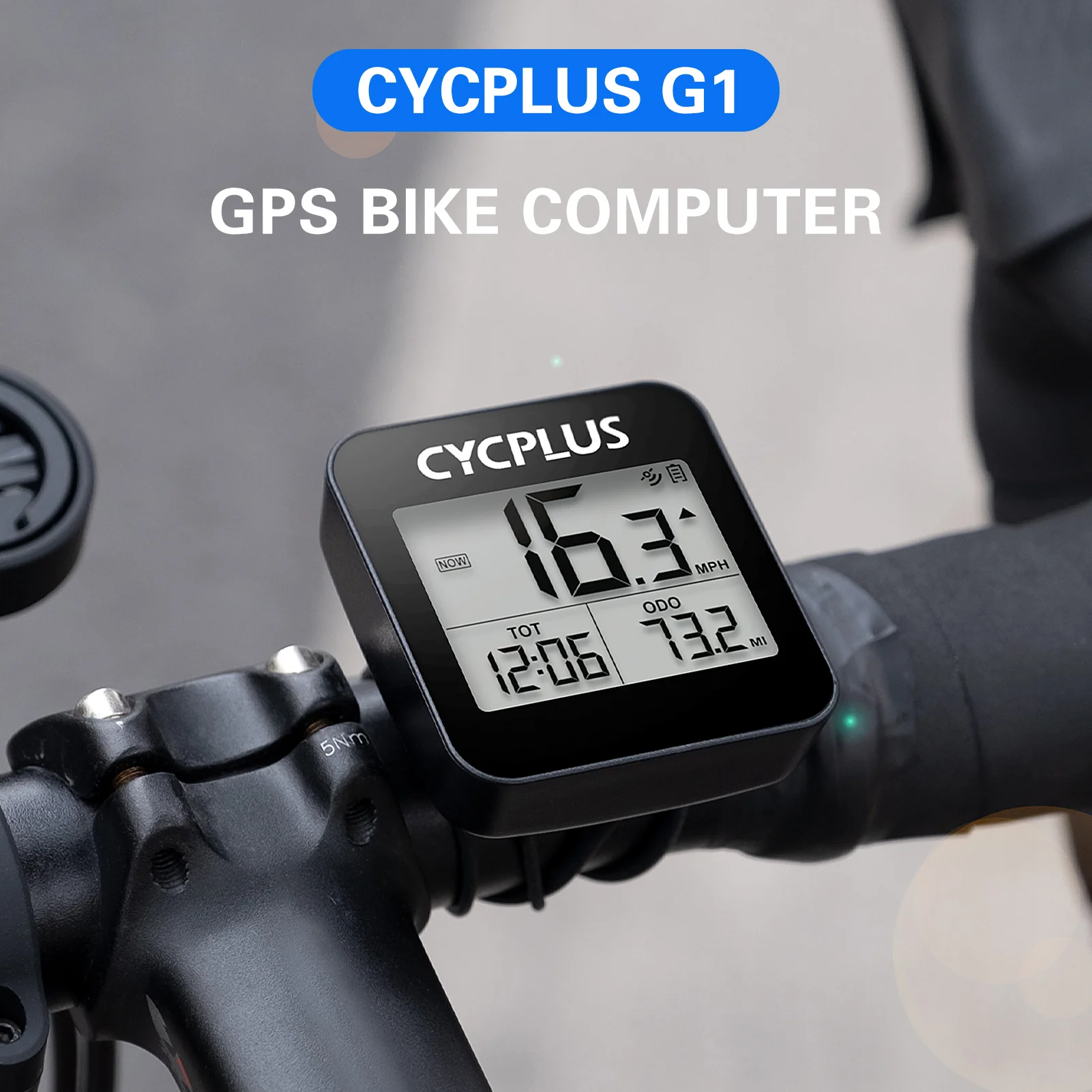 G1 Безжичен GPS Велосипеден компютър, велосипеди скоростомер IPX6, водоустойчив 2 