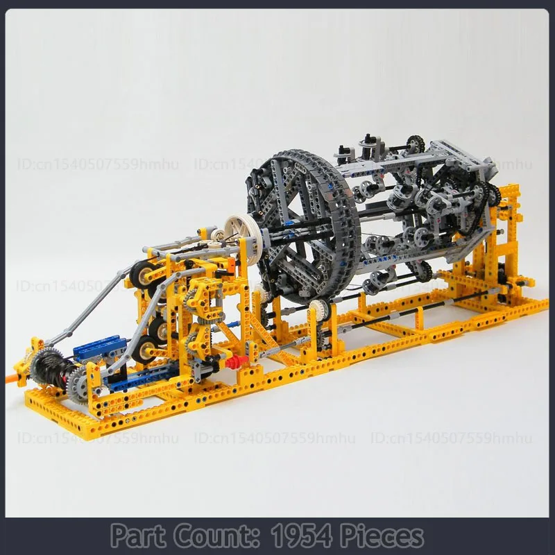 GBC Модулна машина за тъкане на Moc градивните елементи на Технологични тухли Мотор Колекция от пъзели, играчки, креативни Коледни подаръци Изображение 2