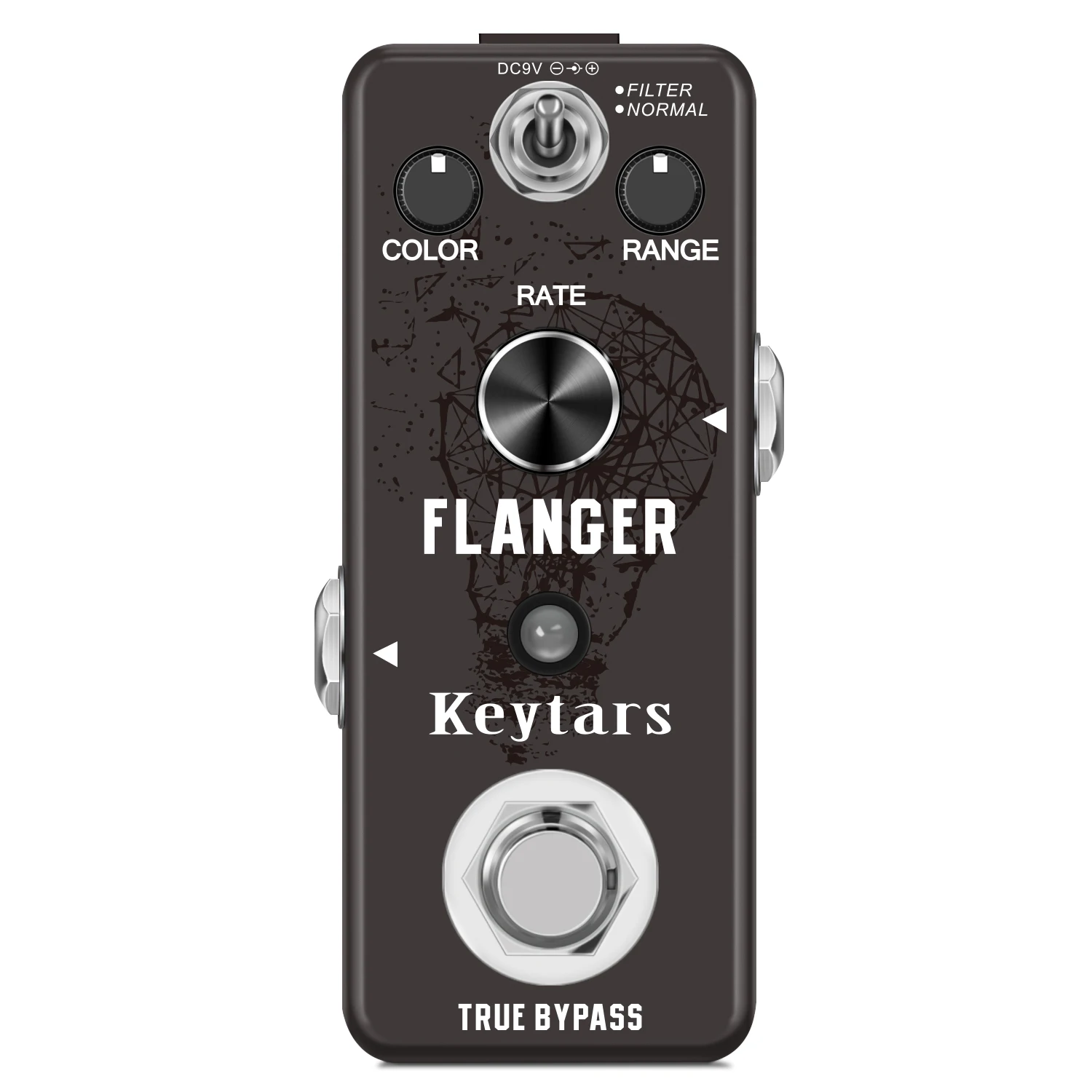 Keytars LEF-312 Аналогов гитарная педала на Flanger Класически метални звуци 2 режима на ефекти Flanger с истински обходом Изображение 0