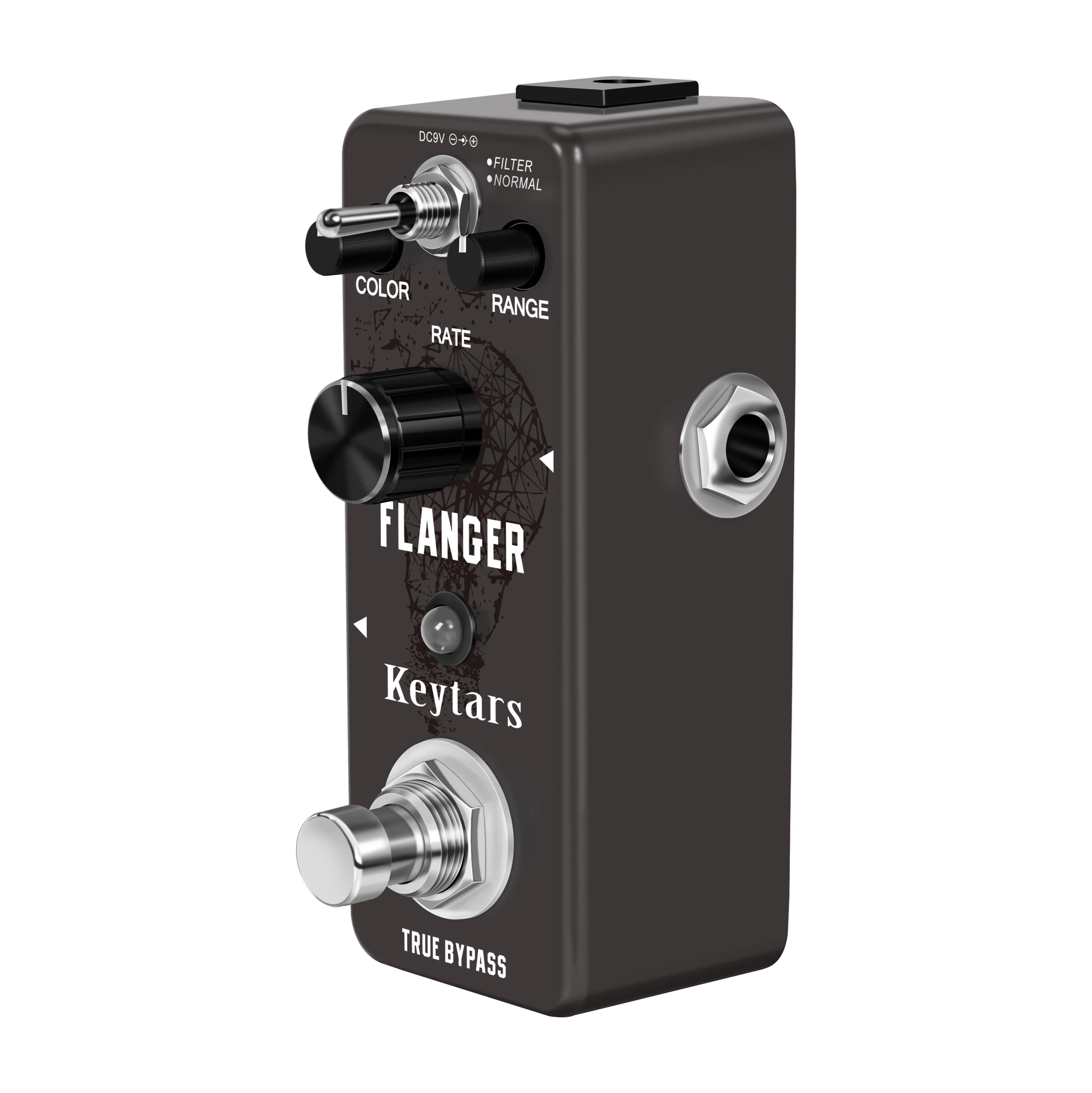 Keytars LEF-312 Аналогов гитарная педала на Flanger Класически метални звуци 2 режима на ефекти Flanger с истински обходом Изображение 3