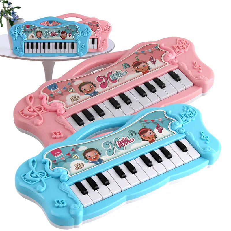 KidsToys, обучение на мини-клавиатура за електронно пиано, музикална детска музика, електрически образователни детски играчки за момичета, подарък е от 2 до 5 години Изображение 1