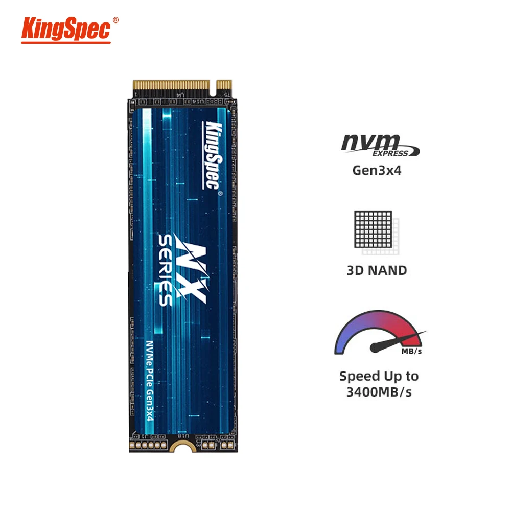 KingSpec M2 SSD 1tb 512 gb 256 gb 128 GB M. 2 2280 PCIe NVME SSD 120 gb и 240 gb Вътрешен Твърд Диск, Твърд Диск за Десктоп, лаптоп Изображение 0