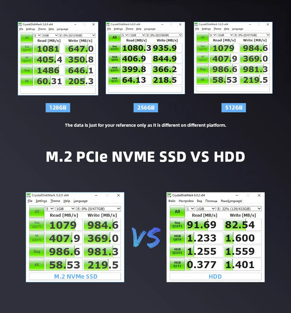 KingSpec Ssd M2 128 Gb, 256 Gb ssd m.2 NVMe PCIe 2242 m.2 pcie NVMe SSD M2 2242 512 gb Hdd Твърд Диск За лаптоп Thinkpad Изображение 1