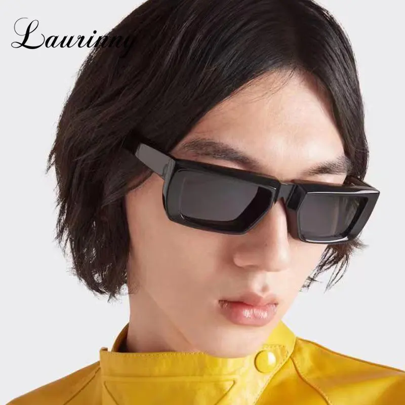 LAURINNY 2023, Модни Квадратни слънчеви очила, Дамски ретро Маркови дизайнерски дамски Слънчеви очила, Дамски Реколта Градиентные Очила с UV400 Изображение 5