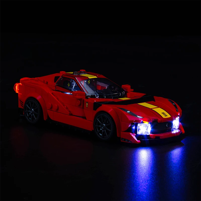 Led лампа Vonado за 76914 Ferrari 812 Competizione, играчки за осветление САМ (не включва модел) Изображение 1