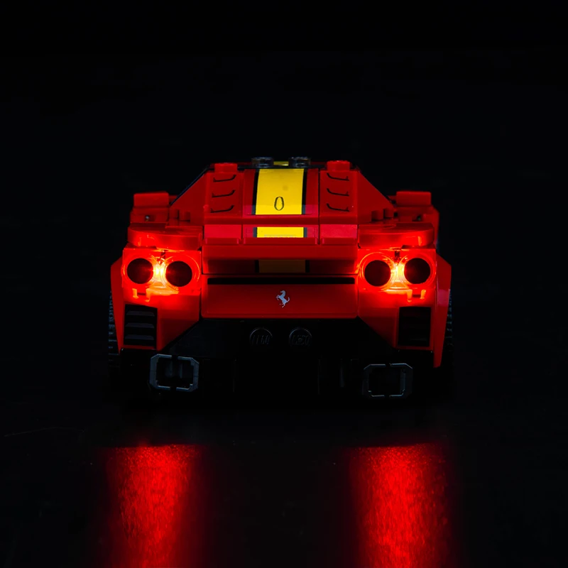 Led лампа Vonado за 76914 Ferrari 812 Competizione, играчки за осветление САМ (не включва модел) Изображение 3