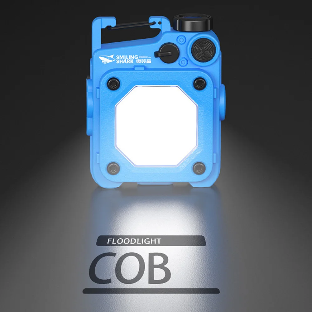 Led фенер COB, мини-USB лампа за разглеждане на автомобила двоен източник на светлина, зареждане Type-C, 6 режима на IPX4 водоустойчив за нощуване на открито Изображение 1