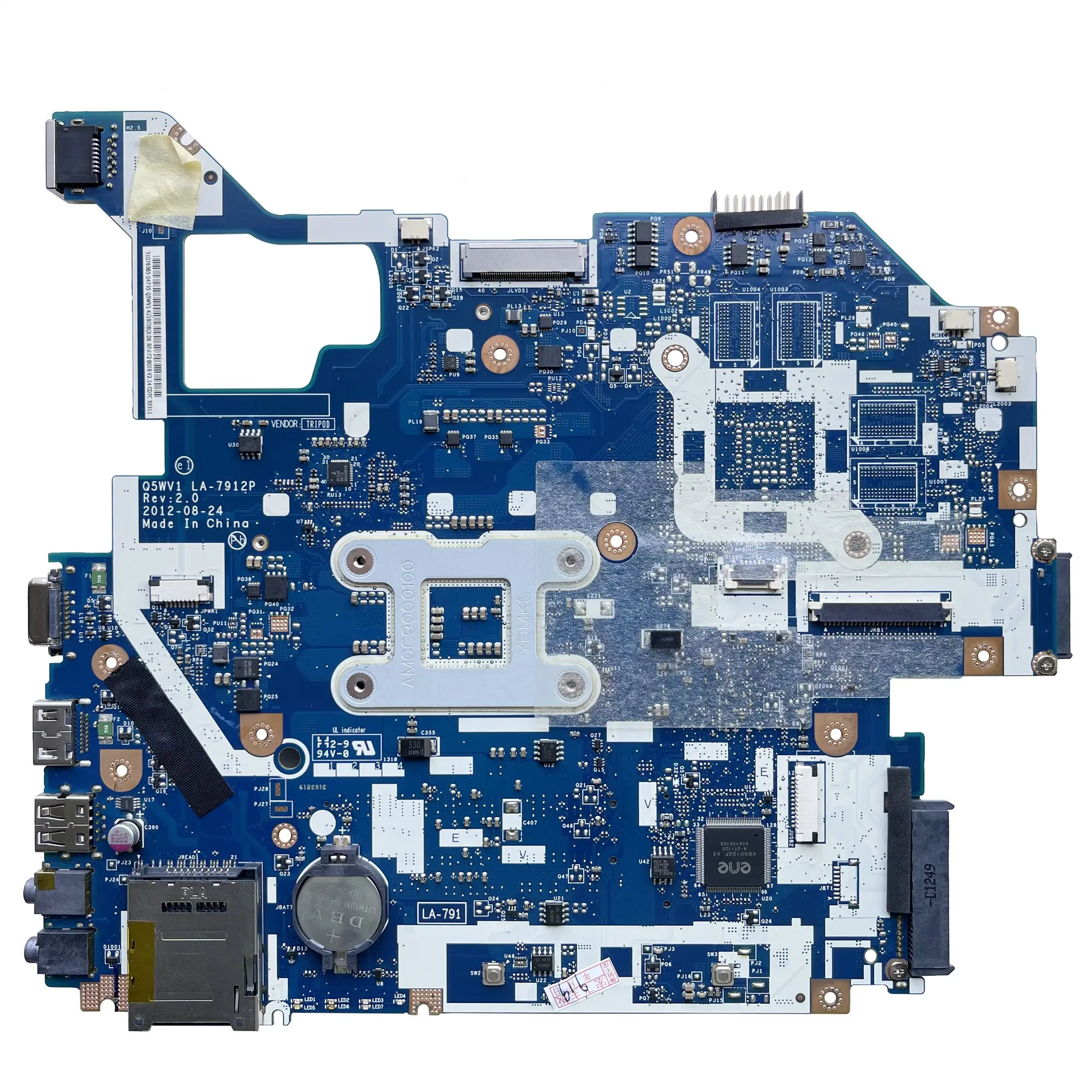 LSC Възстановена За Acer E1-571 V3-571 дънна Платка на лаптоп NBC0A11001 Q5WV1 LA-7912P HM77 PGA989 DDR3 Изображение 5