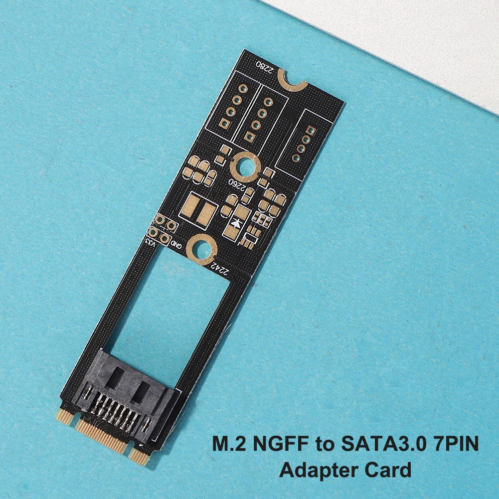 M. 2 NGFF в SATA3.0 7-пинов конвертор, такса адаптер за 2242 2260 2280 SDD Изображение 3