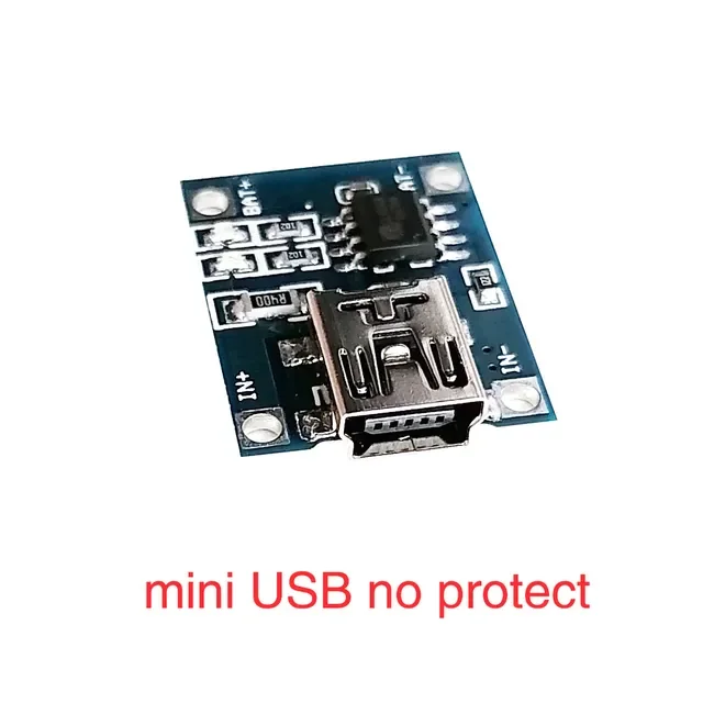 Micro Type-c USB 5V 1A 18650 TP4056 Модул Зарядно устройство за литиево-йонна батерия, карта за зареждане със защита, двойна функция 1A Li-ion Изображение 0