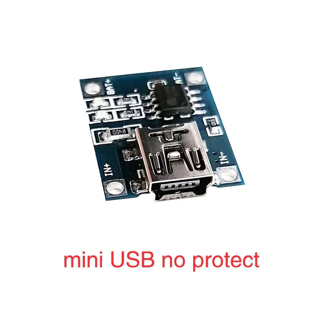Micro Type-c USB 5V 1A 18650 TP4056 Модул Зарядно устройство за литиево-йонна батерия, карта за зареждане със защита, двойна функция 1A Li-ion Изображение 5