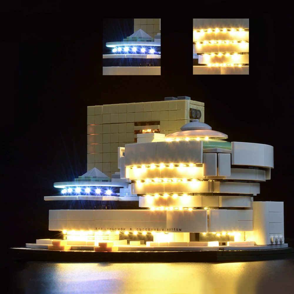 Moc Light Комплект за 21035 Архитектура, Музея на Соломон Rv 