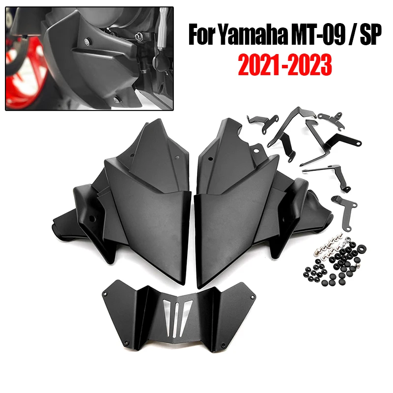 MT09 SP Мотоциклет Тава за Корема, Долен Спойлер на Двигателя, Защитно покритие Обтекател, Подходящ за Yamaha FZ09 FZ-09 MT-09 MT 09 2021-2023 Изображение 0